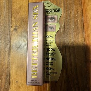 NEW Too Faced Better Than Sex Mascara